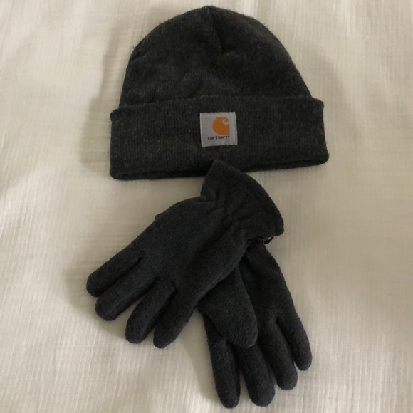 Other - Carhartt Hat. Fleece Gloves Set